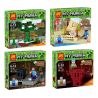 LELE 79159 non  PHÁO ĐÀI CẢNH MINIFIGURE 4 LOẠI bộ đồ chơi xếp lắp ráp ghép mô hình Minecraft Game Xây Dựng