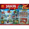 LELE 31020 non  8 CẢNH MINI NHỎ bộ đồ chơi xếp lắp ráp ghép mô hình The  Ninjago Movie 幻影忍者突击队 Ninja Lốc Xoáy