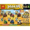 LELE 79337 non  MÔ TÔ THU NHỎ 6 KIỂU bộ đồ chơi xếp lắp ráp ghép mô hình The  Ninjago Movie 幻影忍者配摩托 元素武器 Ninja Lốc Xoáy