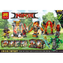 LELE 31052 non  4 PHANTOM NINJA SPELLS VÀ GHOSTS bộ đồ chơi xếp lắp ráp ghép mô hình The  Ninjago Movie Ninja Lốc Xoáy 258 khối