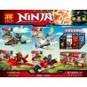 LELE 31002 non  4 XE PHANTOM NINJA MINIATURE bộ đồ chơi xếp lắp ráp ghép mô hình The  Ninjago Movie NINJA MASTERS OF SPINJITZU Ninja Lốc Xoáy