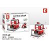 SEMBO WEKKI VIGGI SD6606 6606 non  CỬA HÀNG COKE bộ đồ chơi xếp lắp ráp ghép mô hình Mini Modular SEMBO BLOCK Đường Phố Thu Nhỏ 77 khối