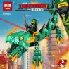 LEPIN 03052A 03052B 03052C 03052D non  NINJA MECHA 4 LOẠI bộ đồ chơi xếp lắp ráp ghép mô hình The  Ninjago Movie THE NEW NINJASAGA BLOCKS Ninja Lốc Xoáy 128 khối