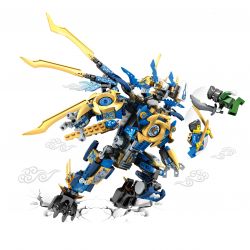 SHENG YUAN SY S8403 8403 non  RỒNG BAY LINH HỒN XANH bộ đồ chơi xếp lắp ráp ghép mô hình The  Ninjago Movie Ninja Lốc Xoáy 371 khối