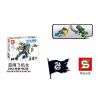 SHENG YUAN SY S8403 8403 non  RỒNG BAY LINH HỒN XANH bộ đồ chơi xếp lắp ráp ghép mô hình The  Ninjago Movie Ninja Lốc Xoáy 371 khối