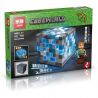 LEPIN 03046A 03046B 03046C 03046D non  ĐÈN CỦA THỢ MỎ PHÁT SÁNG bộ đồ chơi xếp lắp ráp ghép mô hình Minecraft CUBE WORLD Game Xây Dựng 245 khối