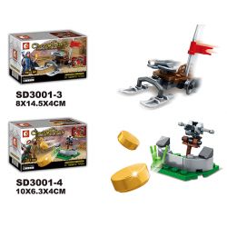 SEMBO WEKKI VIGGI SD3001 3001 non  TRIBE GLORY NETHER 12 MẶT HÀNG bộ đồ chơi xếp lắp ráp ghép mô hình Chronicles Of The Ghostly Tribe GHOST TRIBES Bộ Tộc Ma 198 khối