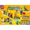 LELE 39043 non  PLANTS VS.ZOMBIES MINI SCENE 4 LOẠI bộ đồ chơi xếp lắp ráp ghép mô hình Plants Vs Zombies 植物大作战 PLANTS WAR Hoa Quả Nổi Giận 277 khối