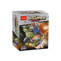 JISI 0281 non  KOBE HAIKE. bộ đồ chơi xếp lắp ráp ghép mô hình Super Heroes GLADIATOR HULK Siêu Nhân Anh Hùng