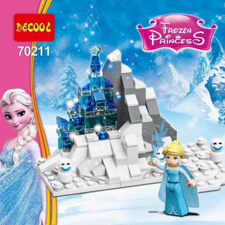 JISI 70211 non  NỮ HOÀNG BĂNG bộ đồ chơi xếp lắp ráp ghép mô hình Disney Princess PRINCESS FROZEN Công Chúa 150 khối