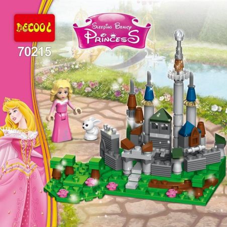 JISI 70215 non  NGƯỜI ĐẸP NGỦ TRONG RỪNG bộ đồ chơi xếp lắp ráp ghép mô hình Disney Princess PRINCESS SLEEPING BEAUTY Công Chúa 159 khối
