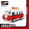 Decool 22015 2220 22059 Jisi 22015 2220 22059 non  VOLKSWAGEN T1. bộ đồ chơi xếp lắp ráp ghép mô hình Mini Racing Pacemaker Đua Xe Mini 73 khối