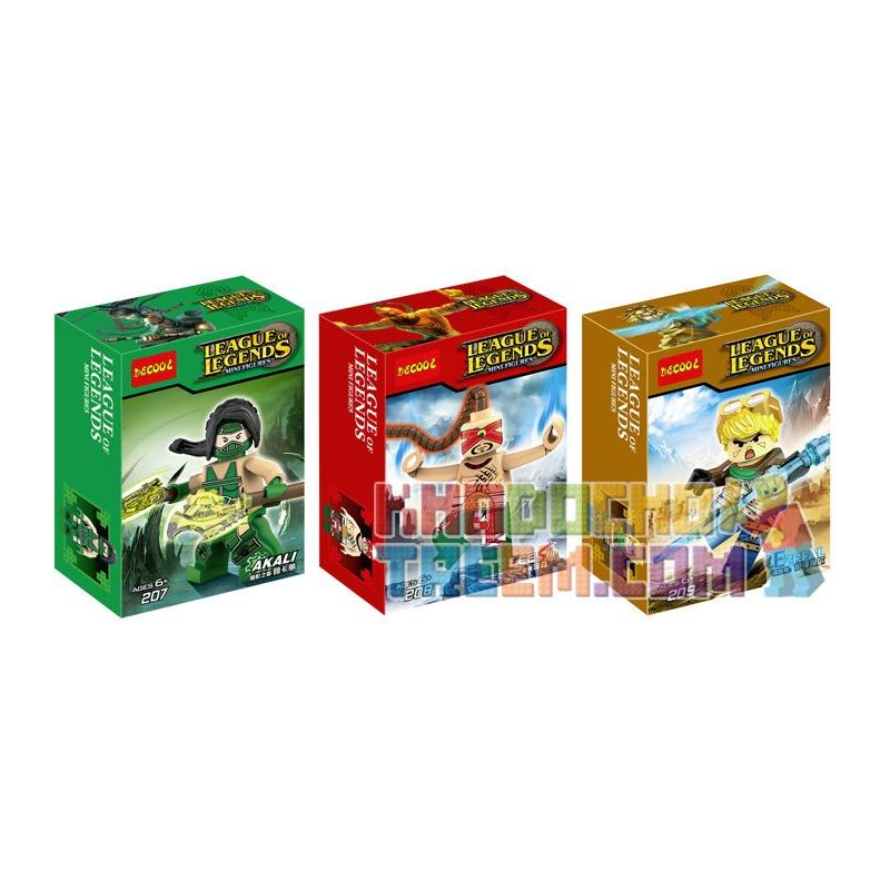 JISI 201 202 203 204 205 206 207 208 209 non  LOL LEAGUE OF LEGENDS MINIFIGURES 9 MỘT BỘ 6 KIỂU 16 DỤNG CỤ LÍNH TỔNG CỘNG 28 bộ đồ chơi xếp lắp ráp ghép mô hình Three Kingdoms Tam Quốc Diễn Nghĩa