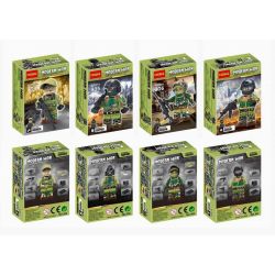 JISI 304 305 306 307 non  LỰC LƯỢNG ĐẶC BIỆT NGA MINIFIGURE 4 bộ đồ chơi xếp lắp ráp ghép mô hình Military Army Quân Sự Bộ Đội