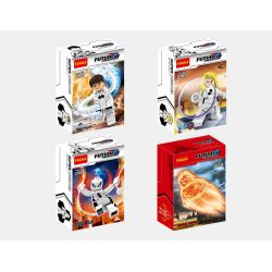 JISI 0156 0157 0158 0159 non  4 NHÂN VẬT SIÊU ANH HÙNG bộ đồ chơi xếp lắp ráp ghép mô hình Super Heroes Siêu Nhân Anh Hùng