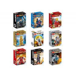 JISI 0160 0161 0162 0163 0164 0165 0166 0167 0168 non  SIÊU ANH HÙNG MINIFIGURE 9 LOẠI bộ đồ chơi xếp lắp ráp ghép mô hình Super Heroes Siêu Nhân Anh Hùng