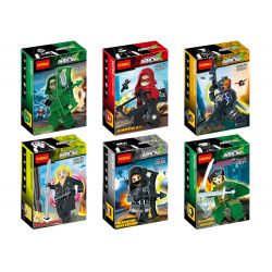 JISI 0232 0233 0234 0235 0236 0237 non  SIÊU ANH HÙNG MINIFIGURE 6 bộ đồ chơi xếp lắp ráp ghép mô hình Super Heroes Siêu Nhân Anh Hùng