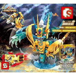 SHENG YUAN SY 11829 non  BÓNG TỐI BÓNG TỐI bộ đồ chơi xếp lắp ráp ghép mô hình King Of Glory Hegemony Game Liên Quân 421 khối