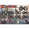 LELE 31077 non  8 NHÂN VẬT THU NHỎ CỦA PHANTOM NINJA WEAPON bộ đồ chơi xếp lắp ráp ghép mô hình The  Ninjago Movie Ninja Lốc Xoáy