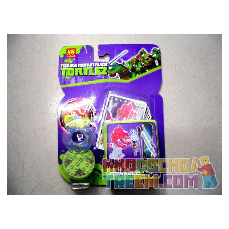 LELE 79100 non  MINIFIGURE TOP 6 bộ đồ chơi xếp lắp ráp ghép mô hình Teenage Mutant Ninja Turtles Ninja Rùa