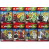 LELE 79156 non  NINJA VS. LUMINOUS SKELETON 8 bộ đồ chơi xếp lắp ráp ghép mô hình The  Ninjago Movie Ninja Lốc Xoáy