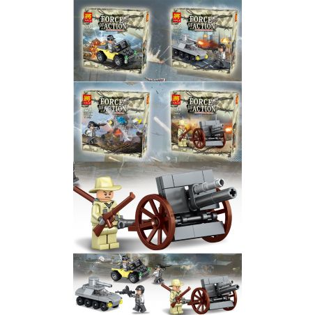 LELE 79188A 79188B 79188C 79188D non  VŨ KHÍ CHỈ HUY CHIẾN TRƯỜNG MINIFIGURE 4 LOẠI bộ đồ chơi xếp lắp ráp ghép mô hình Military Army FORCE OF ACTION BATTLE COMMANDER Quân Sự Bộ Đội 222 khối