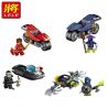LELE 79160A 79160B 79160C 79160D non  DÒNG XE CHIẾN ĐẤU PHANTOM NINJA 4 bộ đồ chơi xếp lắp ráp ghép mô hình The  Ninjago Movie Ninja Lốc Xoáy 236 khối