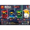 LELE 31083-2 non  NHÀ TÙ bộ đồ chơi xếp lắp ráp ghép mô hình Brickheadz BRICKHEADZ JAY Nhân Vật Đầu To 97 khối