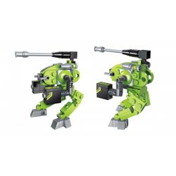 Enlighten 1802 Qman 1802 non  FOUR IN ONE VANGUARD bộ đồ chơi xếp lắp ráp ghép mô hình Transformers SUPER MECHA LEAGUE Robot Đại Chiến Người Máy Biến Hình 253 khối