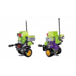 Enlighten 1802 Qman 1802 non  FOUR IN ONE VANGUARD bộ đồ chơi xếp lắp ráp ghép mô hình Transformers SUPER MECHA LEAGUE Robot Đại Chiến Người Máy Biến Hình 253 khối