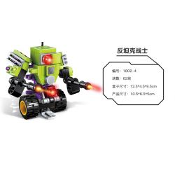Enlighten 1802 Qman 1802 non  FOUR IN ONE VANGUARD bộ đồ chơi xếp lắp ráp ghép mô hình Transformers SUPER MECHA LEAGUE Robot Đại Chiến Người Máy Biến Hình 253 khối