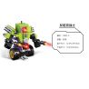 Enlighten 1802 Qman 1802 non  FOUR IN ONE VANGUARD bộ đồ chơi xếp lắp ráp ghép mô hình Transformers SUPER MECHA LEAGUE Robot Đại Chiến Người Máy Biến Hình 253 khối