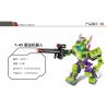 Enlighten 1802 Qman 1802 non  FOUR IN ONE VANGUARD bộ đồ chơi xếp lắp ráp ghép mô hình Transformers SUPER MECHA LEAGUE Robot Đại Chiến Người Máy Biến Hình 253 khối