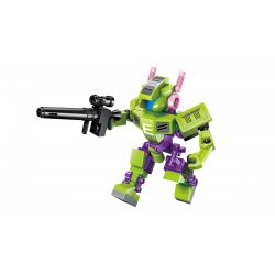 Enlighten 1802 Qman 1802 non  FOUR IN ONE VANGUARD bộ đồ chơi xếp lắp ráp ghép mô hình Transformers SUPER MECHA LEAGUE Robot Đại Chiến Người Máy Biến Hình 253 khối