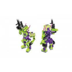 Enlighten 1802 Qman 1802 non  FOUR IN ONE VANGUARD bộ đồ chơi xếp lắp ráp ghép mô hình Transformers SUPER MECHA LEAGUE Robot Đại Chiến Người Máy Biến Hình 253 khối