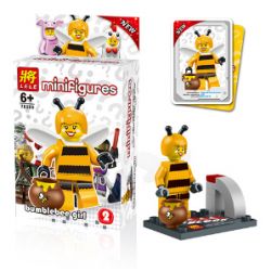 NOT  MINIFIGURES BUNNY SUIT GUY BUMBLEBEE GIRL LIZARD MAN CHICKEN GORILLA PIGGY 71007-14 LELE 78069 xếp lắp ráp ghép mô hình Collectable Minifigures Búp Bê Sưu Tầm 7 khối