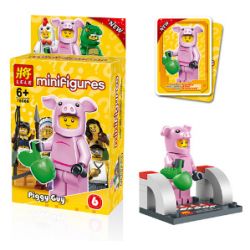 NOT  MINIFIGURES BUNNY SUIT GUY BUMBLEBEE GIRL LIZARD MAN CHICKEN GORILLA PIGGY 71007-14 LELE 78069 xếp lắp ráp ghép mô hình Collectable Minifigures Búp Bê Sưu Tầm 7 khối