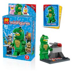 NOT  MINIFIGURES BUNNY SUIT GUY BUMBLEBEE GIRL LIZARD MAN CHICKEN GORILLA PIGGY 71007-14 LELE 78069 xếp lắp ráp ghép mô hình Collectable Minifigures Búp Bê Sưu Tầm 7 khối
