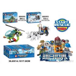 SHENG YUAN SY SD9199 9199 SD9200 9200 SD9201 9201 SD9202 9202 SD9203 9203 SD9196 9196 SD9197 9197 SD9198 9198 non  ĐỘI CỨU HỘ 8 bộ đồ chơi xếp lắp ráp ghép mô hình Rescue Team THE NEXT WORLD RESCUE TEAM START 633 khối