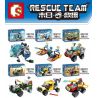 SHENG YUAN SY SD9199 9199 SD9200 9200 SD9201 9201 SD9202 9202 SD9203 9203 SD9196 9196 SD9197 9197 SD9198 9198 non  ĐỘI CỨU HỘ 8 bộ đồ chơi xếp lắp ráp ghép mô hình Rescue Team THE NEXT WORLD RESCUE TEAM START 633 khối