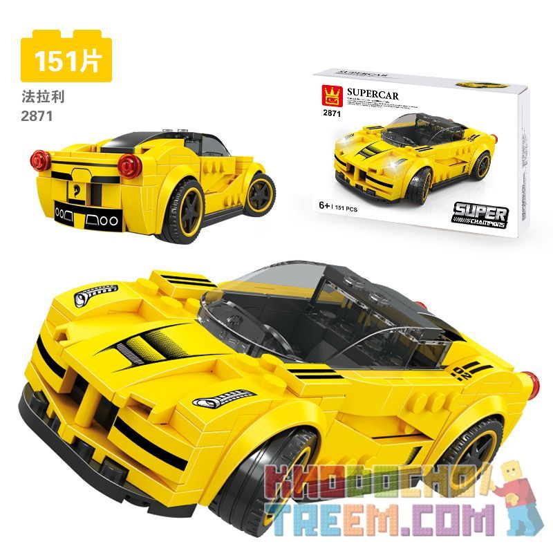 NOT  LAFERRARI 75899 DARGO 980 SHENG YUAN/SY 6789 607010 WANGAO 7011 WANGE/DR.LUCK 2871 ZIMO ZM106 xếp lắp ráp ghép mô hình LAFERRARI LAFERRARI Speed Champions Racing Cars Đua Xe Công Thức 164 khối
