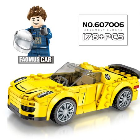 NOT  PORSCHE 918 SPYDER 75910 SEMBO 607006 SHENG YUAN/SY 6790 WANGAO 7006 xếp lắp ráp ghép mô hình PORSCHE 918 SPYDER. Speed Champions Racing Cars Đua Xe Công Thức 151 khối