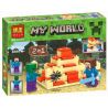 Bela 10191 Lari 10191 non  NGÔI ĐỀN bộ đồ chơi xếp lắp ráp ghép mô hình Minecraft MY WORLD Game Xây Dựng 66 khối