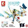 SHENG YUAN SY S8103 8103 non  XUANYUAN WANBEN. bộ đồ chơi xếp lắp ráp ghép mô hình The  Ninjago Movie NINJA THUNDER SWORDSMAN Ninja Lốc Xoáy 178 khối