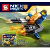 SHENG YUAN SY SY707A 707A non  CRAY XE NGỰA bộ đồ chơi xếp lắp ráp ghép mô hình Nexo Knights NICK KNIGHTS CLAY Hiệp Sỹ Nexo 69 khối
