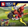 SHENG YUAN SY SY707B 707B non  MESSI MÔ TÔ bộ đồ chơi xếp lắp ráp ghép mô hình Nexo Knights NICK KNIGHTS MACY Hiệp Sỹ Nexo 80 khối