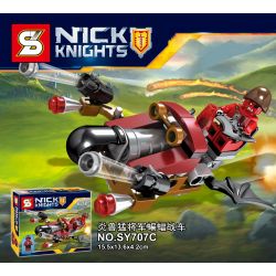 SHENG YUAN SY SY707C 707C non  BATTLING CHARIOT bộ đồ chơi xếp lắp ráp ghép mô hình Nexo Knights NICK KNIGHTS BEAST MASTER Hiệp Sỹ Nexo 70 khối