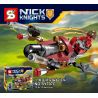 SHENG YUAN SY SY707C 707C non  BATTLING CHARIOT bộ đồ chơi xếp lắp ráp ghép mô hình Nexo Knights NICK KNIGHTS BEAST MASTER Hiệp Sỹ Nexo 70 khối