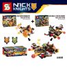SHENG YUAN SY SY737A 737A non  BÚA ĐÔI TẤN CÔNG NẶNG NỀ CỦA MORT bộ đồ chơi xếp lắp ráp ghép mô hình Nexo Knights NICK KNIGHTS MOLTO'S LAVA SMASHER Hiệp Sỹ Nexo 119 khối
