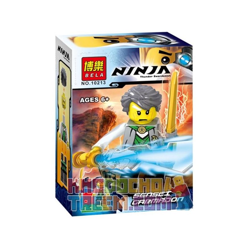 Bela 10213 Lari 10213 non  MASTER JIAMANDU MINIFIGURE bộ đồ chơi xếp lắp ráp ghép mô hình The  Ninjago Movie SENSEI GARMADON Ninja Lốc Xoáy 12 khối